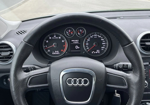 Audi A3 cena 26999 przebieg: 219000, rok produkcji 2009 z Złocieniec małe 529